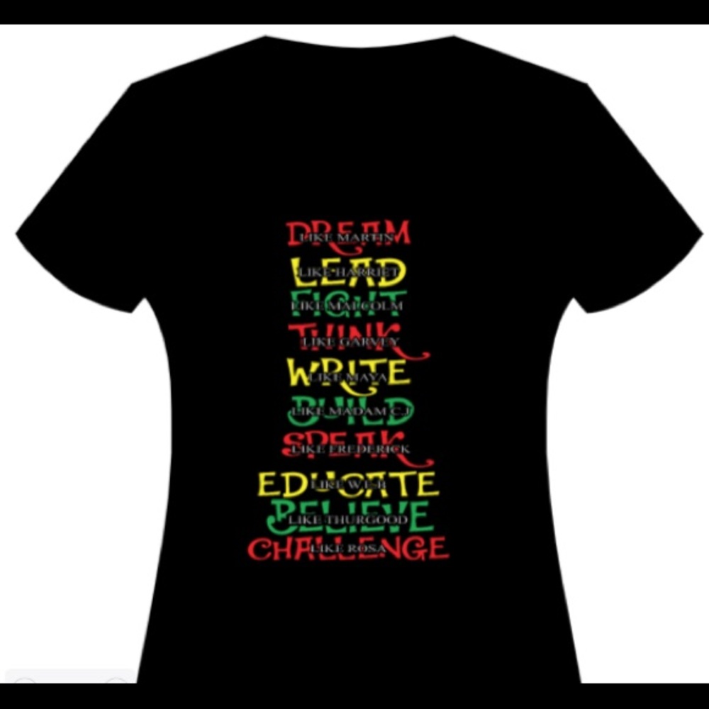 Dream Lead Fight Black History T-Shirt
